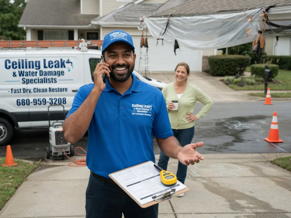 Ceiling Leak Cleanup Monticello, IN FAQs